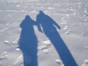Katie and George, Winter Shadows
